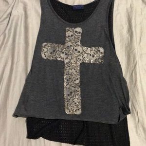 Skull crows tank top